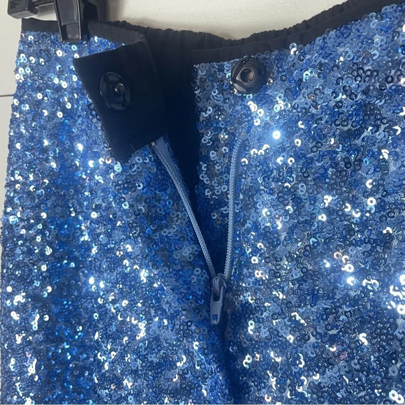 ITMFL In The Mood For Love Blue Sequin Suit Size S - Picture 10 of 13